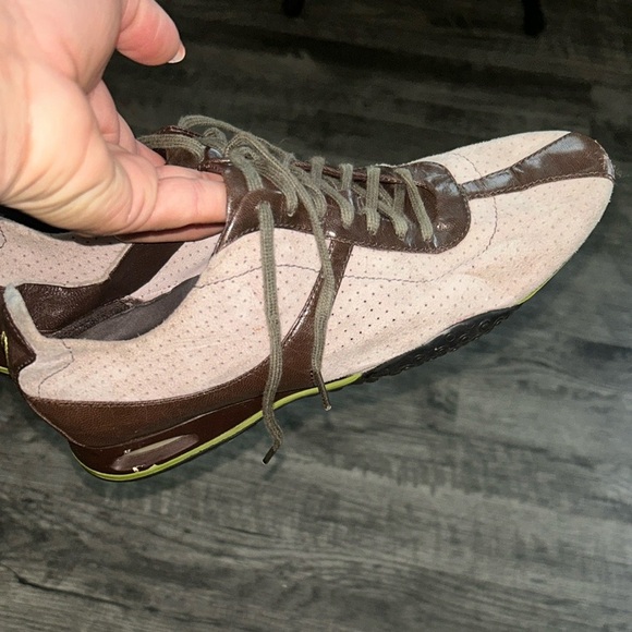 Cole Haan Brown and Cream Sneakers with Breathable Design - Picture 3 of 6